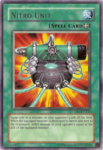 Nitro Unit [DR3-EN226] Rare | Jomio and Rueliete's Cards and Comics