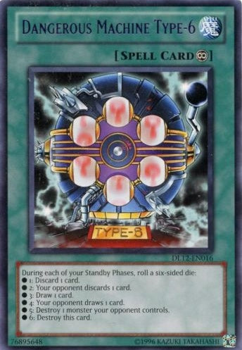 Dangerous Machine Type-6 (Purple) [DL12-EN016] Rare | Jomio and Rueliete's Cards and Comics