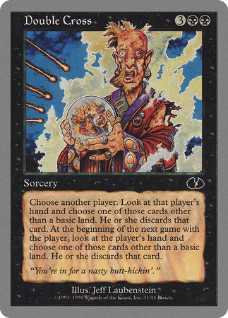 Double Cross [Unglued] | Jomio and Rueliete's Cards and Comics