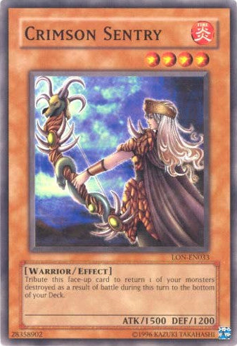 Crimson Sentry [LON-EN033] Common | Jomio and Rueliete's Cards and Comics