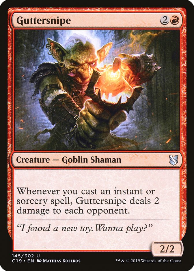 Guttersnipe [Commander 2019] | Jomio and Rueliete's Cards and Comics