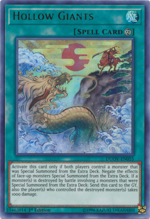 Hollow Giants [DUOV-EN055] Ultra Rare | Jomio and Rueliete's Cards and Comics