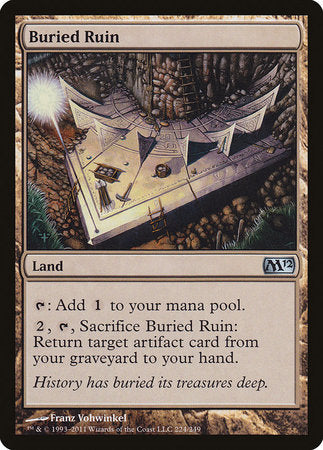 Buried Ruin [Magic 2012] | Jomio and Rueliete's Cards and Comics