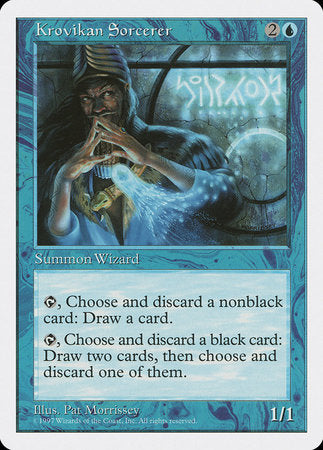 Krovikan Sorcerer [Fifth Edition] | Jomio and Rueliete's Cards and Comics