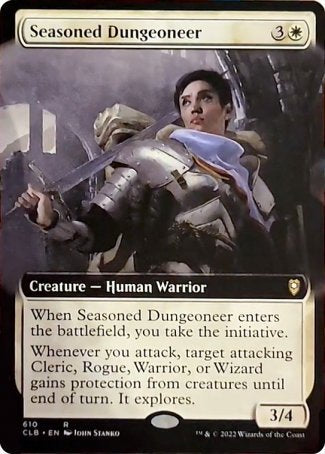 Seasoned Dungeoneer (Extended Art) [Commander Legends: Battle for Baldur's Gate] | Jomio and Rueliete's Cards and Comics