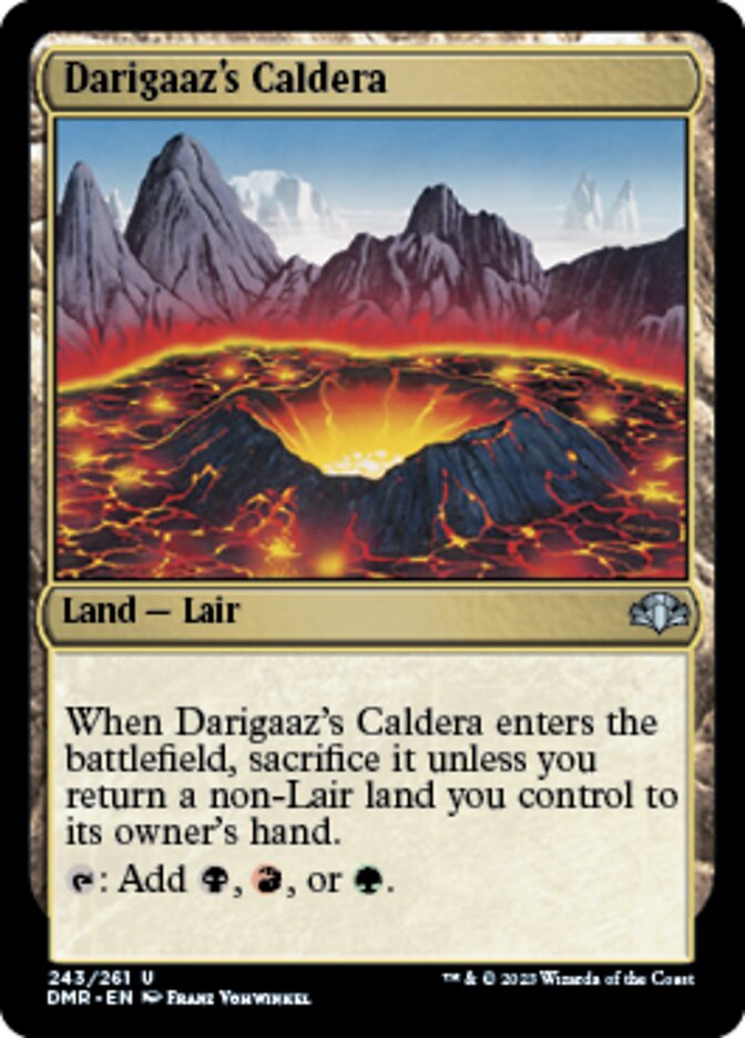 Darigaaz's Caldera [Dominaria Remastered] | Jomio and Rueliete's Cards and Comics