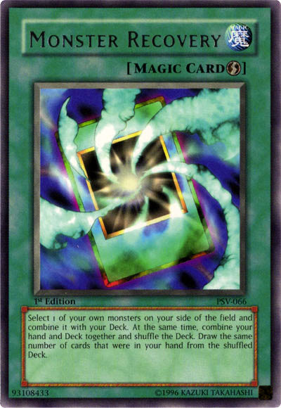 Monster Recovery [PSV-066] Rare | Jomio and Rueliete's Cards and Comics