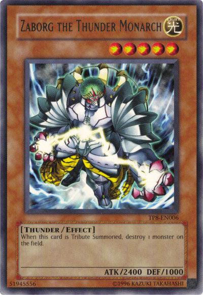 Zaborg the Thunder Monarch [TP8-EN006] Rare | Jomio and Rueliete's Cards and Comics