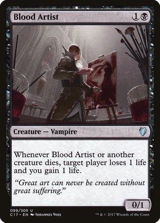 Blood Artist [Commander 2017] | Jomio and Rueliete's Cards and Comics