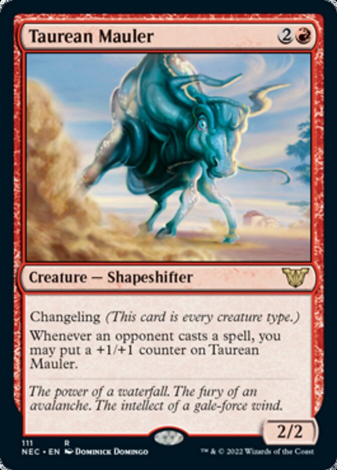 Taurean Mauler [Kamigawa: Neon Dynasty Commander] | Jomio and Rueliete's Cards and Comics