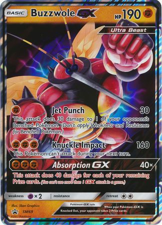 Buzzwole GX (SM69) (Jumbo Card) [Sun & Moon: Black Star Promos] | Jomio and Rueliete's Cards and Comics