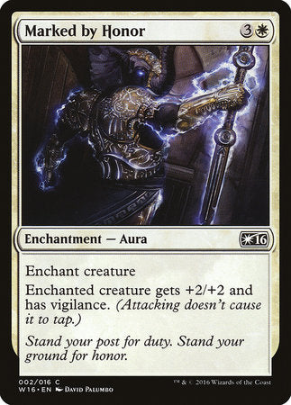 Marked by Honor [Welcome Deck 2016] | Jomio and Rueliete's Cards and Comics