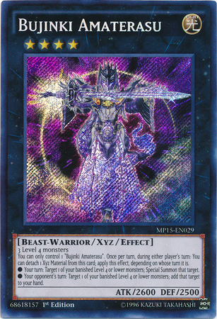 Bujinki Amaterasu [MP15-EN029] Secret Rare | Jomio and Rueliete's Cards and Comics