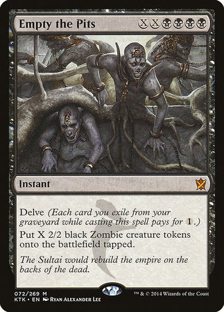 Empty the Pits [Khans of Tarkir] | Jomio and Rueliete's Cards and Comics
