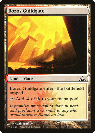 Boros Guildgate [Dragon's Maze] | Jomio and Rueliete's Cards and Comics
