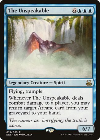 The Unspeakable [Duel Decks: Mind vs. Might] | Jomio and Rueliete's Cards and Comics