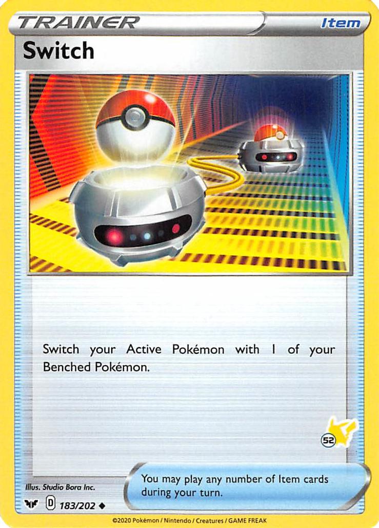 Switch (183/202) (Pikachu Stamp #52) [Battle Academy 2022] | Jomio and Rueliete's Cards and Comics