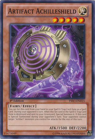 Artifact Achilleshield [PRIO-EN015] Common | Jomio and Rueliete's Cards and Comics