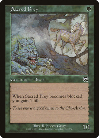 Sacred Prey [Mercadian Masques] | Jomio and Rueliete's Cards and Comics
