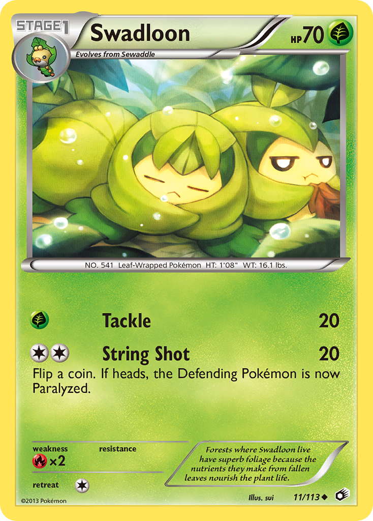 Swadloon (11/113) [Black & White: Legendary Treasures] | Jomio and Rueliete's Cards and Comics