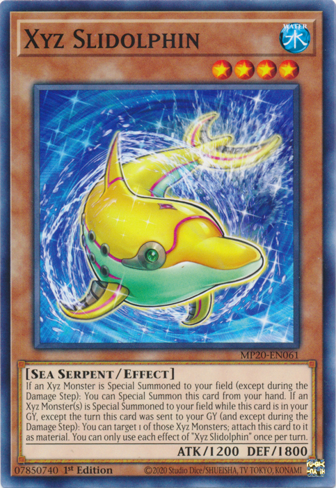 Xyz Slidolphin [MP20-EN061] Common | Jomio and Rueliete's Cards and Comics