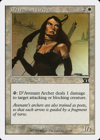 D'Avenant Archer [Classic Sixth Edition] | Jomio and Rueliete's Cards and Comics