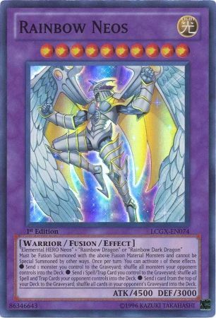 Rainbow Neos [LCGX-EN074] Super Rare | Jomio and Rueliete's Cards and Comics