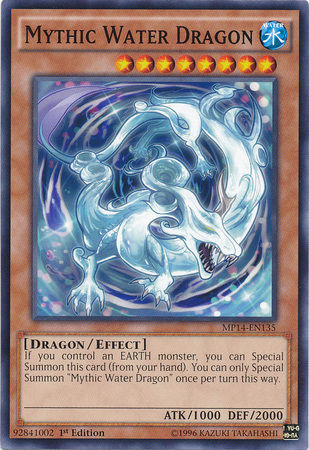 Mythic Water Dragon [MP14-EN135] Common | Jomio and Rueliete's Cards and Comics