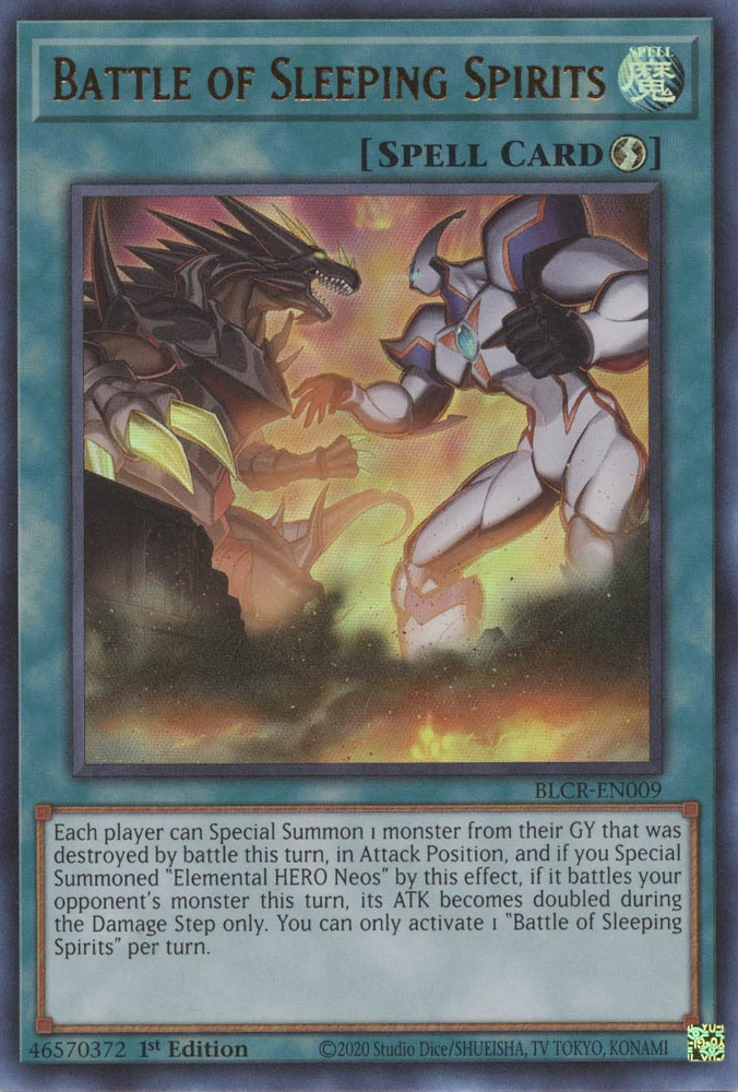 Battle of Sleeping Spirits [BLCR-EN009] Ultra Rare | Jomio and Rueliete's Cards and Comics