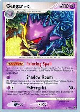 Gengar LV.43 (18/100) (Queengar - Jason Martinez) [World Championships 2009] | Jomio and Rueliete's Cards and Comics