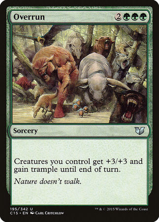 Overrun [Commander 2015] | Jomio and Rueliete's Cards and Comics