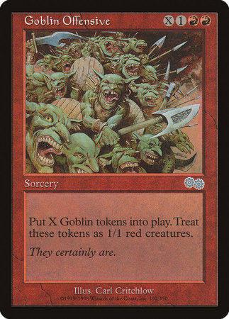 Goblin Offensive [Urza's Saga] | Jomio and Rueliete's Cards and Comics
