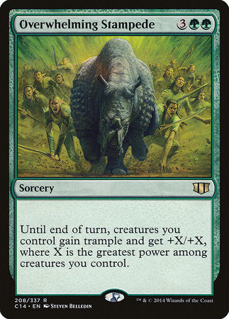 Overwhelming Stampede [Commander 2014] | Jomio and Rueliete's Cards and Comics