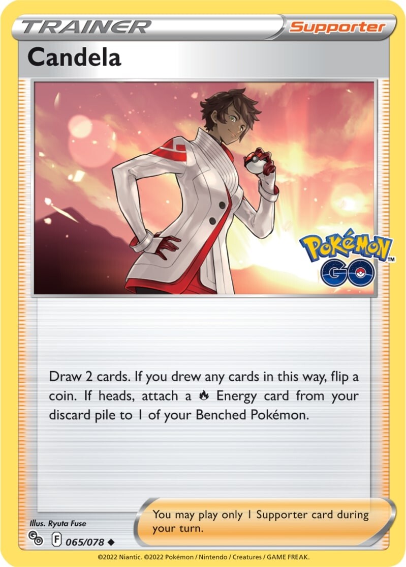 Candela (065/078) [Pokémon GO] | Jomio and Rueliete's Cards and Comics