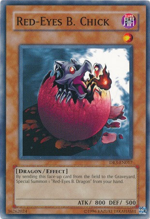 Red-Eyes B. Chick [DR3-EN017] Common | Jomio and Rueliete's Cards and Comics