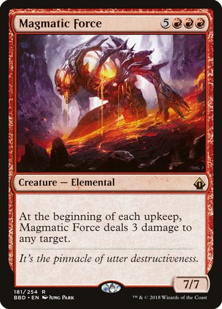 Magmatic Force [Battlebond] | Jomio and Rueliete's Cards and Comics