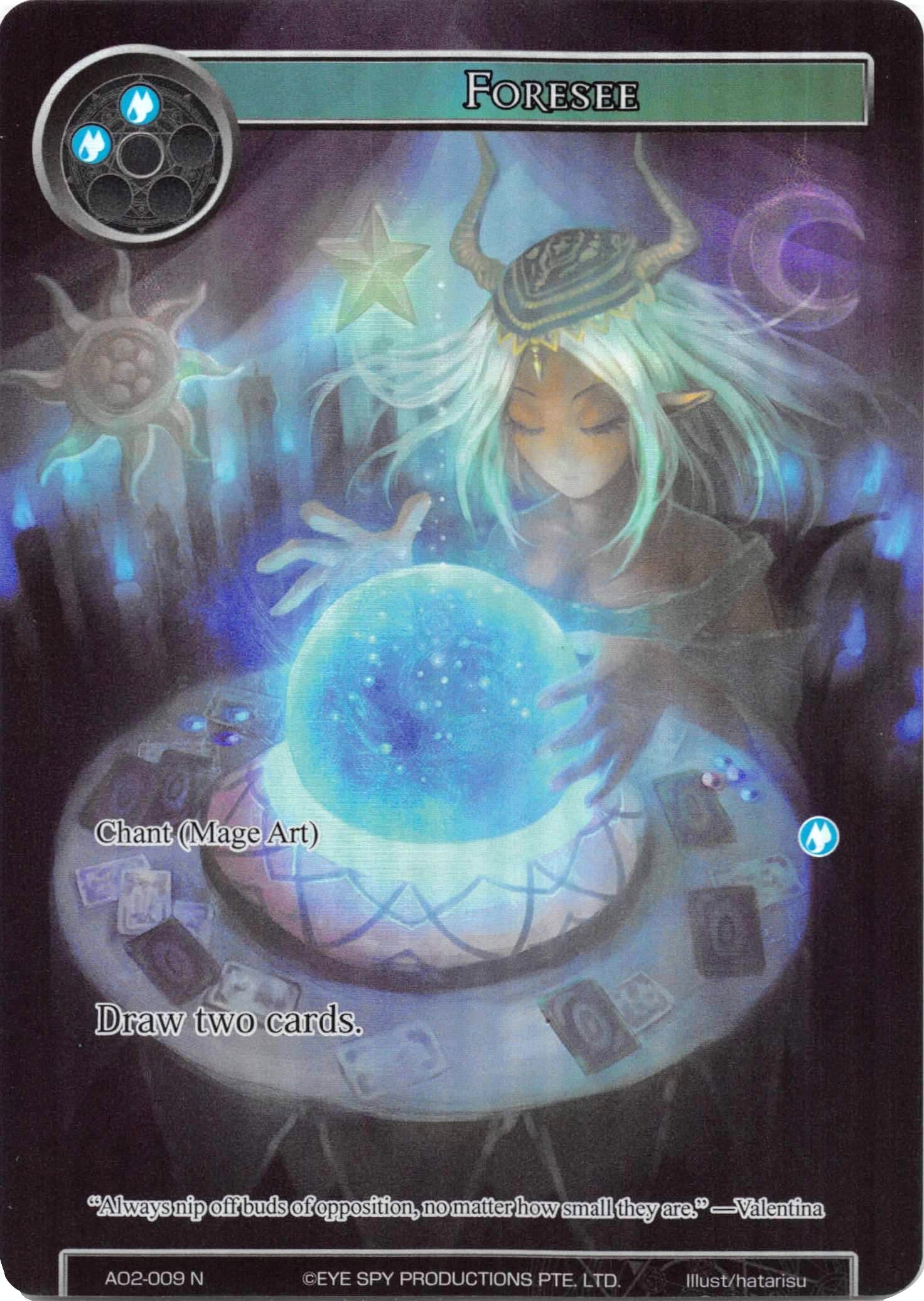 Foresee (Full Art) (AO2-009) [Alice Origin II] | Jomio and Rueliete's Cards and Comics