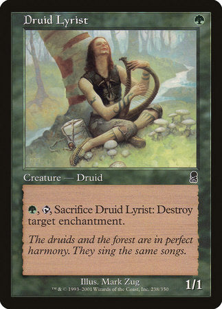 Druid Lyrist [Odyssey] | Jomio and Rueliete's Cards and Comics