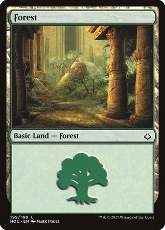 Forest (199) [Hour of Devastation] | Jomio and Rueliete's Cards and Comics