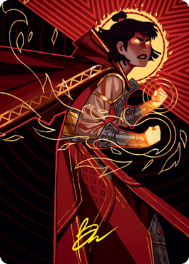 Infuriate Art Card (Gold-Stamped Signature) [Strixhaven: School of Mages Art Series] | Jomio and Rueliete's Cards and Comics