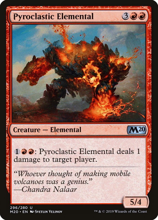 Pyroclastic Elemental [Core Set 2020] | Jomio and Rueliete's Cards and Comics