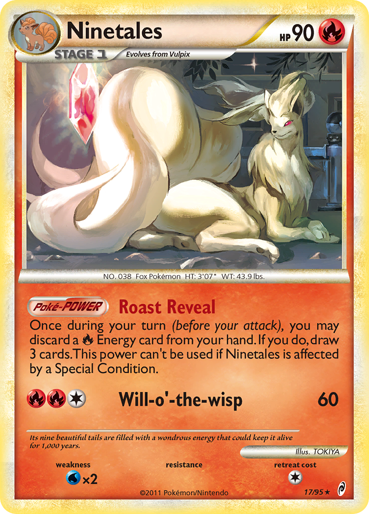Ninetales (17/95) [HeartGold & SoulSilver: Call of Legends] | Jomio and Rueliete's Cards and Comics