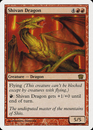 Shivan Dragon [Eighth Edition] | Jomio and Rueliete's Cards and Comics