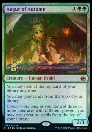 Augur of Autumn [Innistrad: Midnight Hunt Prerelease Promos] | Jomio and Rueliete's Cards and Comics