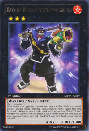 Battlin' Boxer Cheat Commissioner [SHSP-EN049] Rare | Jomio and Rueliete's Cards and Comics