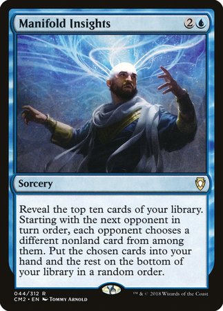 Manifold Insights [Commander Anthology Volume II] | Jomio and Rueliete's Cards and Comics