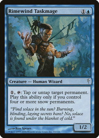 Rimewind Taskmage [Coldsnap] | Jomio and Rueliete's Cards and Comics