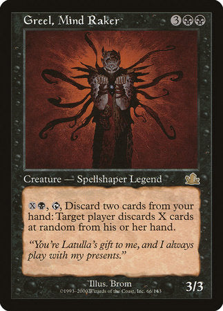 Greel, Mind Raker [Prophecy] | Jomio and Rueliete's Cards and Comics