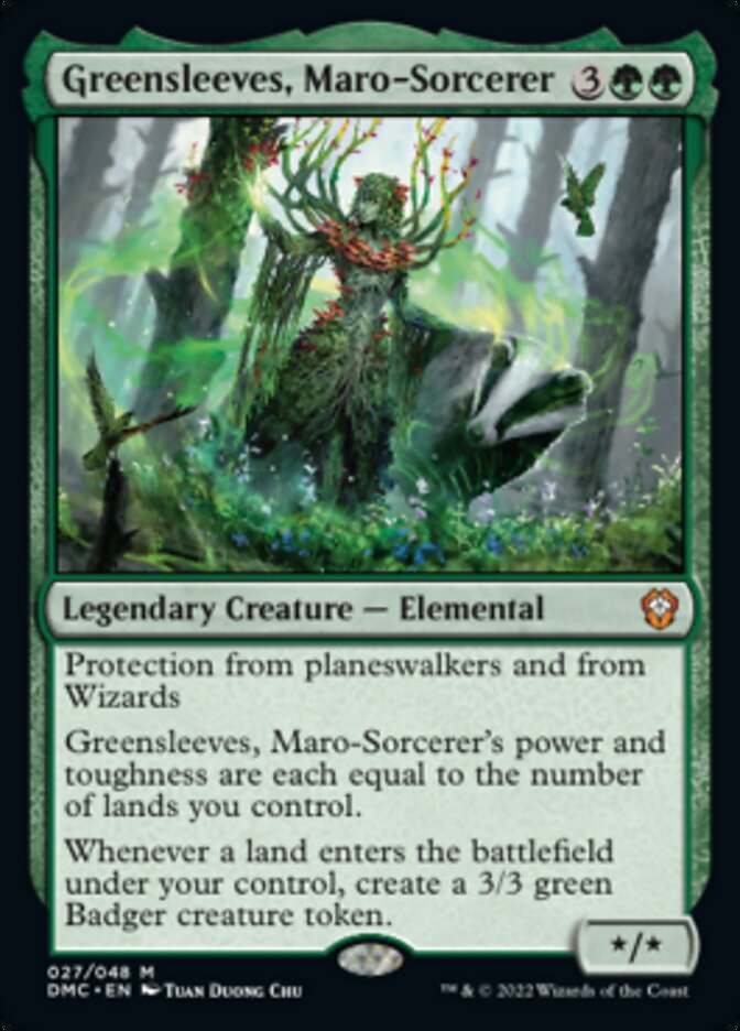 Greensleeves, Maro-Sorcerer [Dominaria United Commander] | Jomio and Rueliete's Cards and Comics