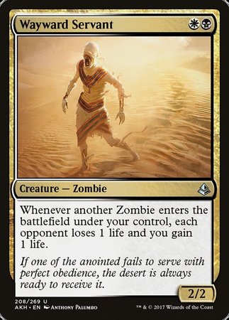 Wayward Servant [Amonkhet] | Jomio and Rueliete's Cards and Comics